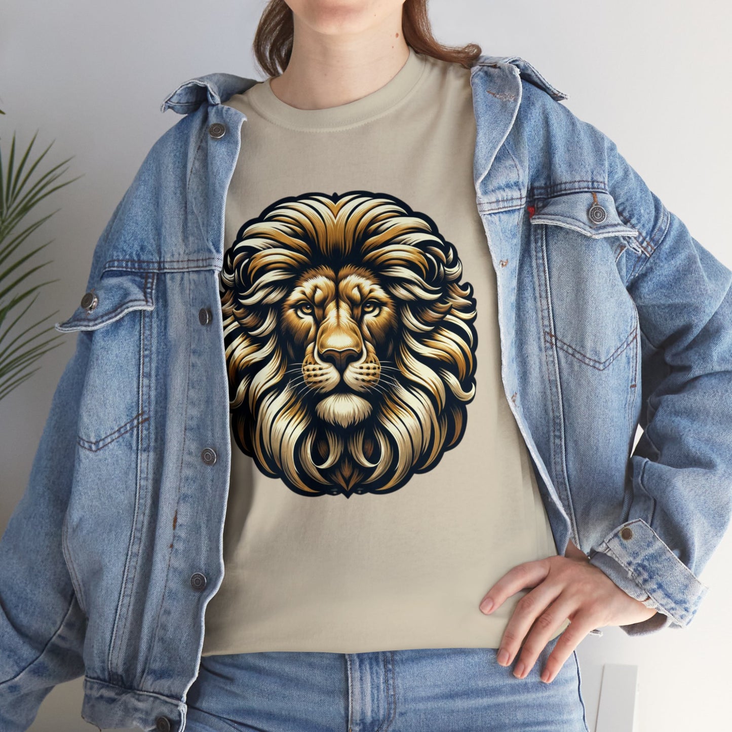 essentials fit lion tee