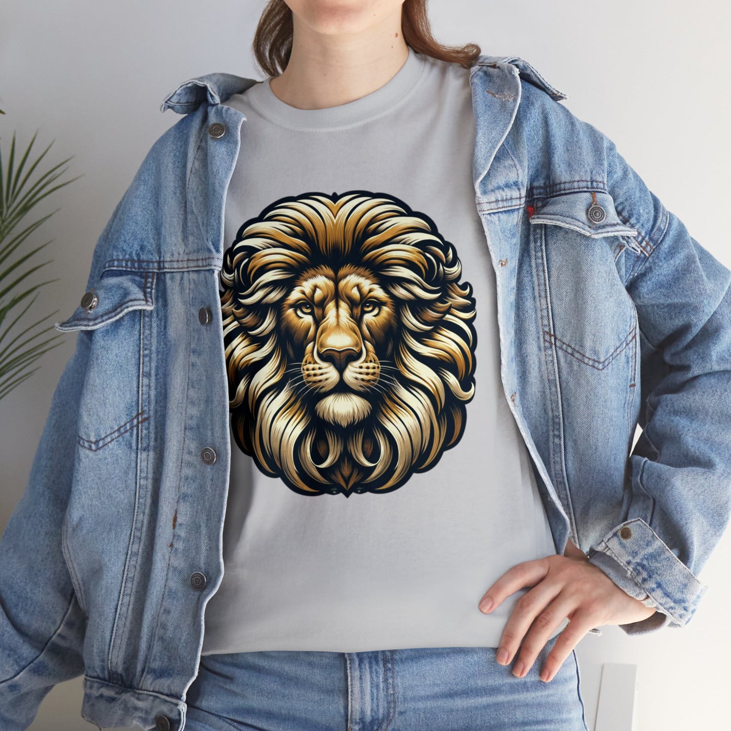 essentials fit lion tee