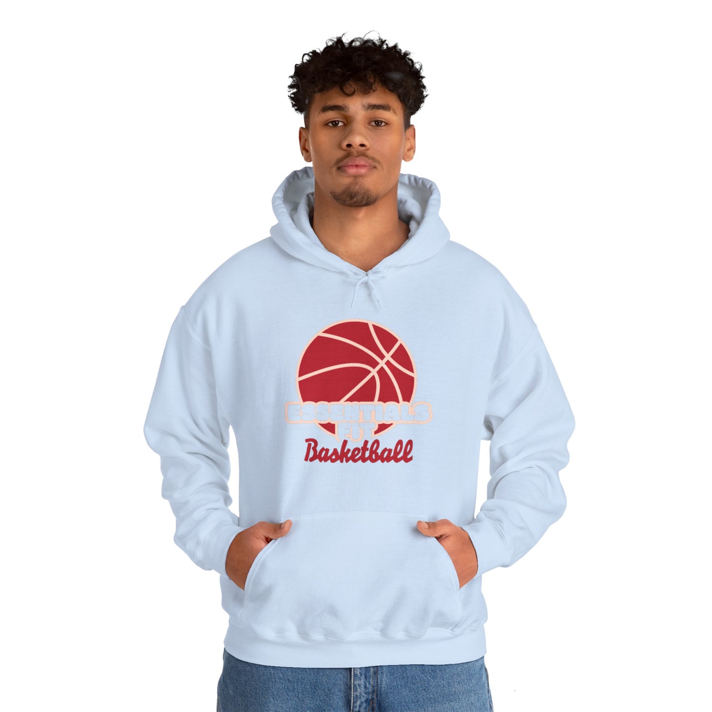 essentials fit basketball hoodie