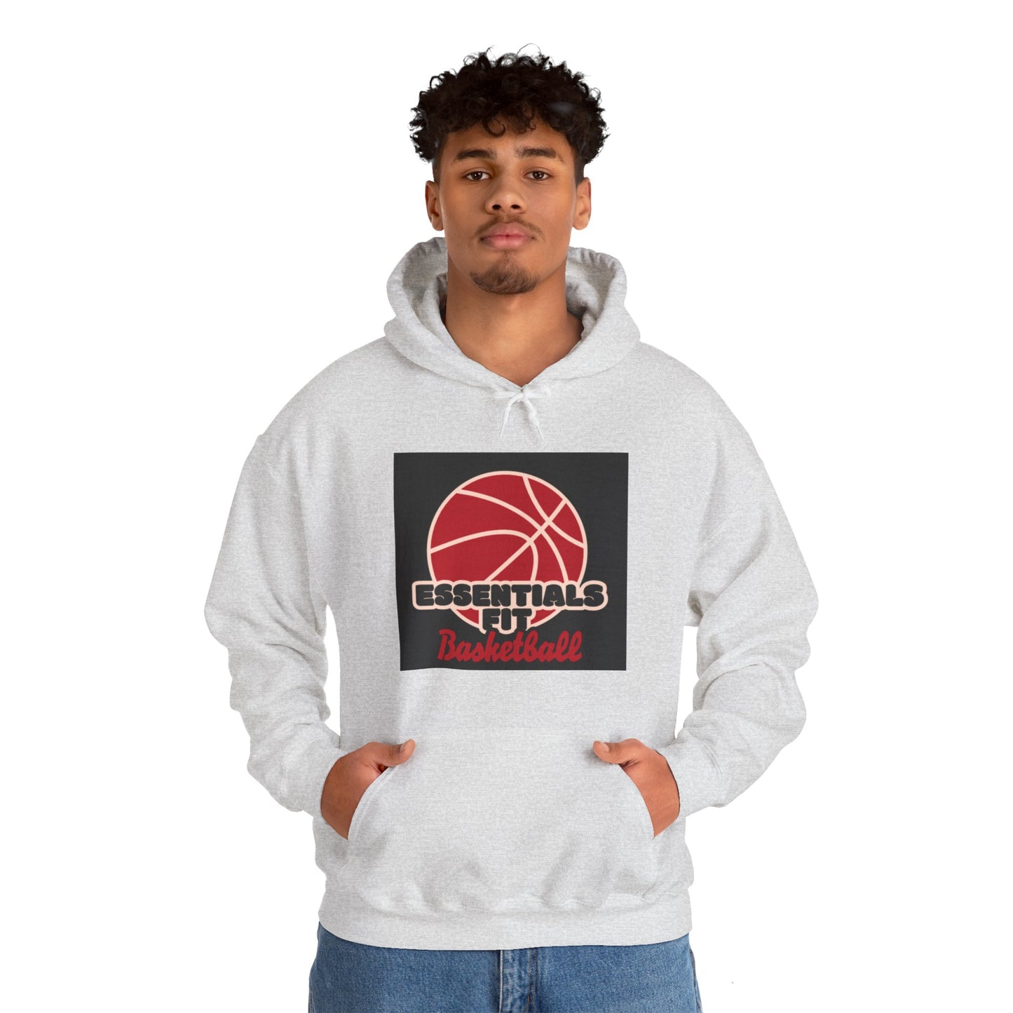 essentials fit basketball hoodie