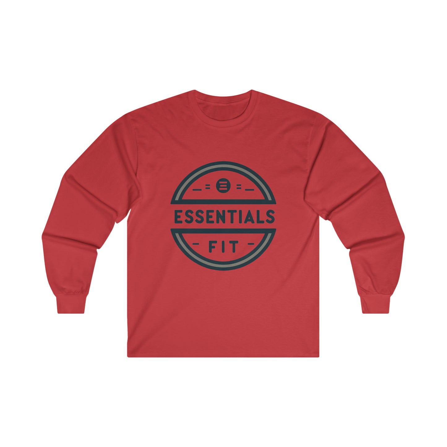 essentials fit long sleeve tee t shirt