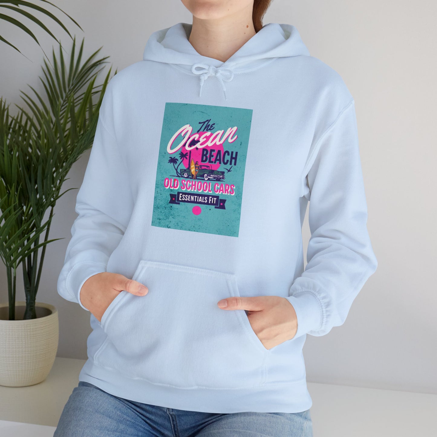 essentials fit ocean beach hoodie