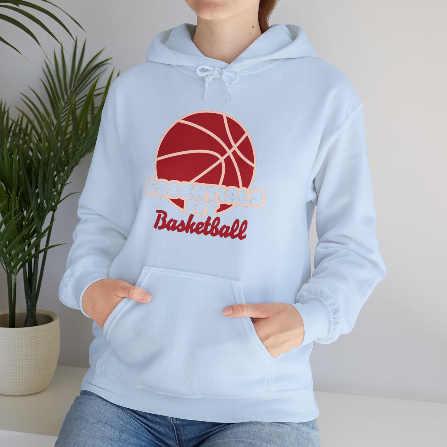 essentials fit basketball hoodie