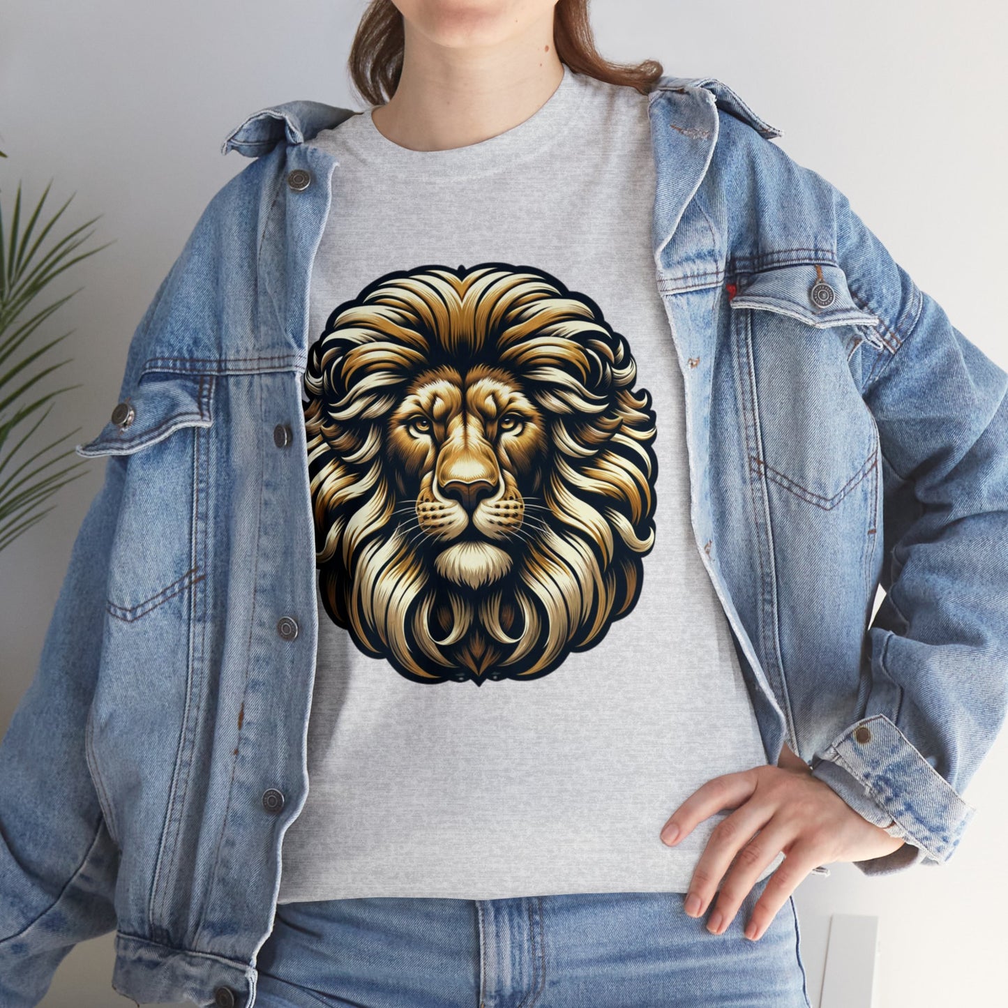 essentials fit lion tee