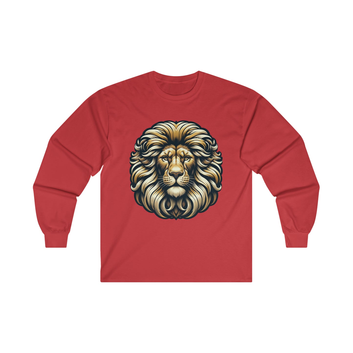 essentials fit lion long sleeve t shirt