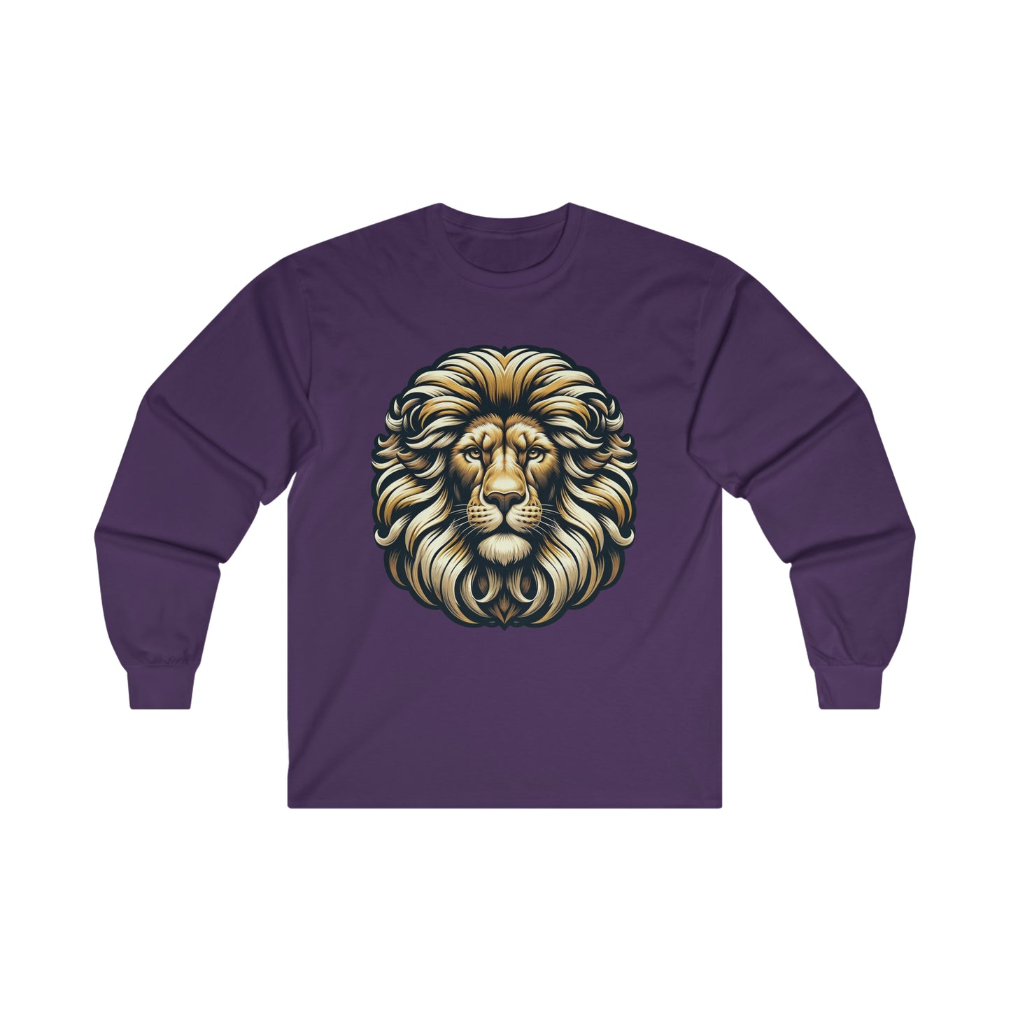 essentials fit lion long sleeve t shirt