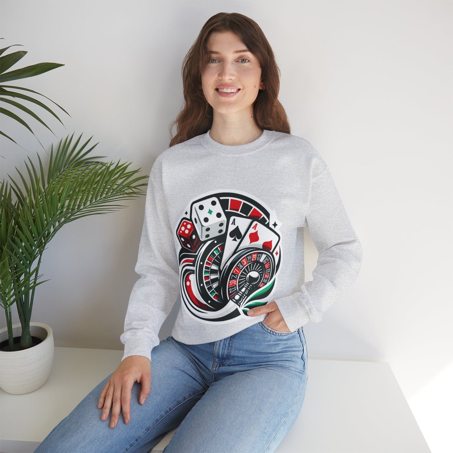 essentials fit gambling sweatshirt