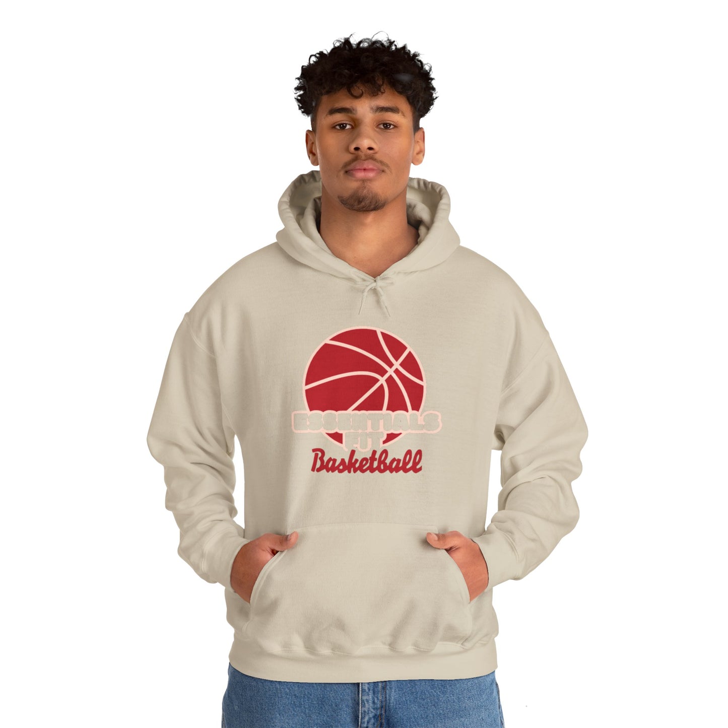 essentials fit basketball hoodie