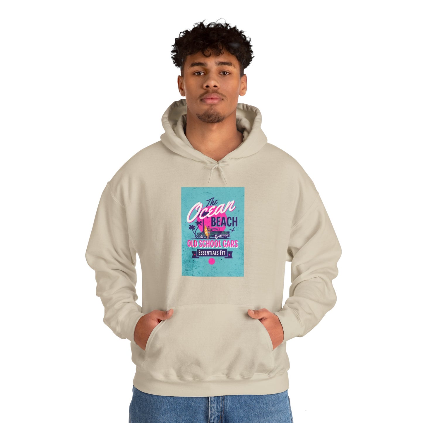 essentials fit ocean beach hoodie