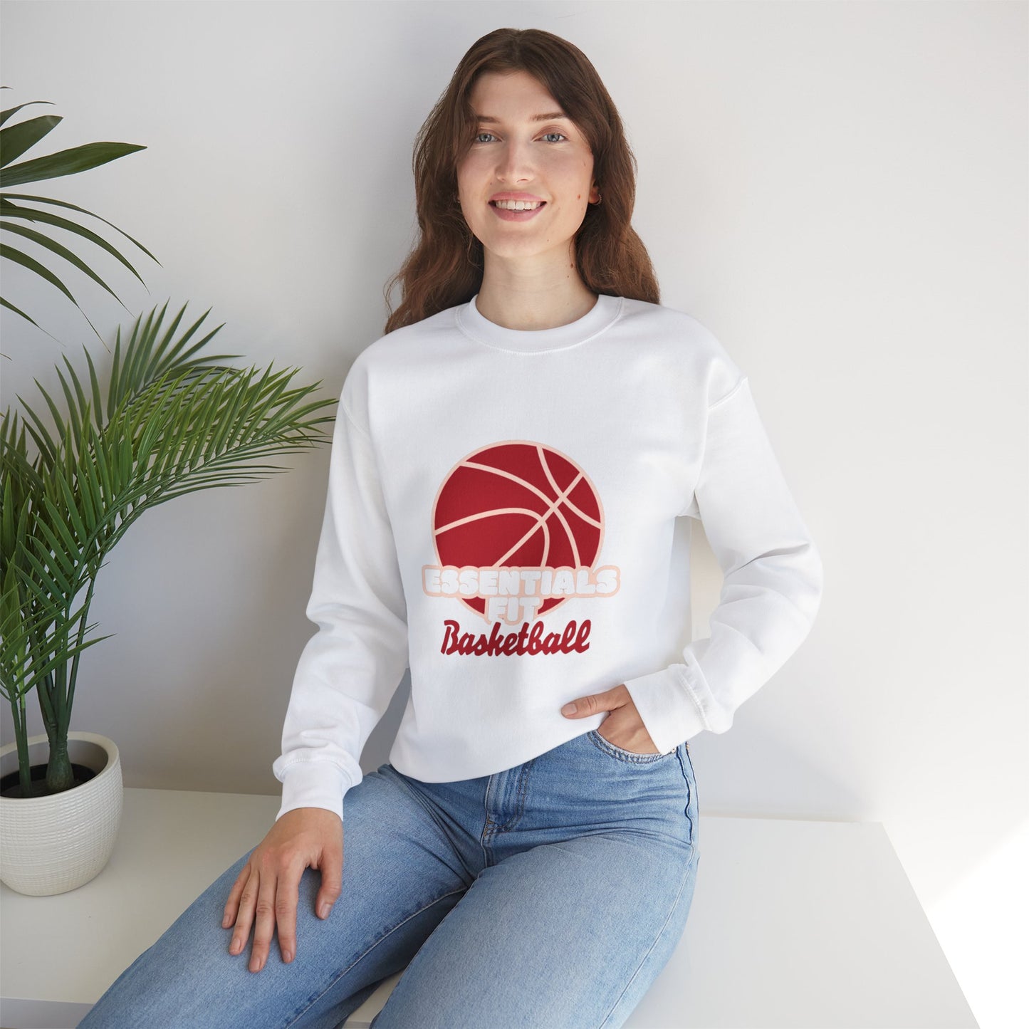 essentials fit basketball sweatshirt