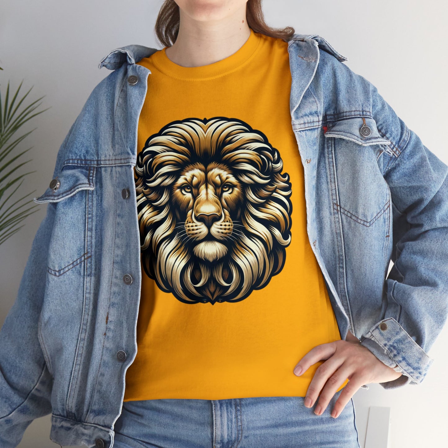 essentials fit lion tee