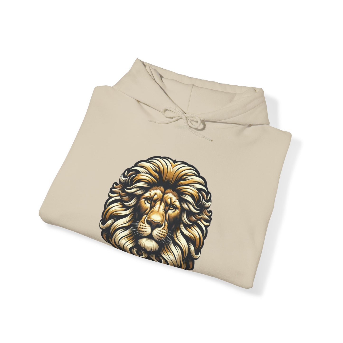 essentials fit lion hoodie