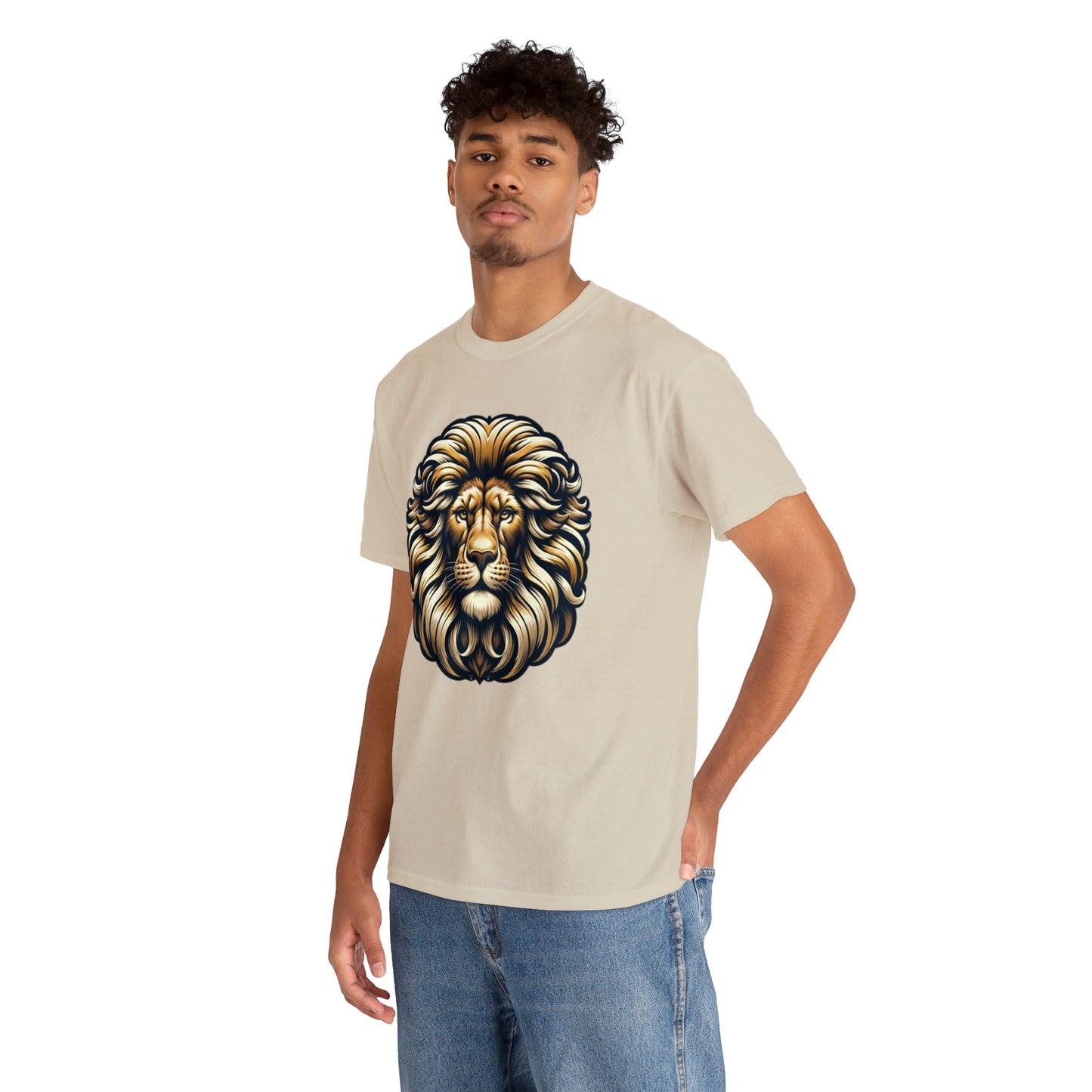 essentials fit lion tee