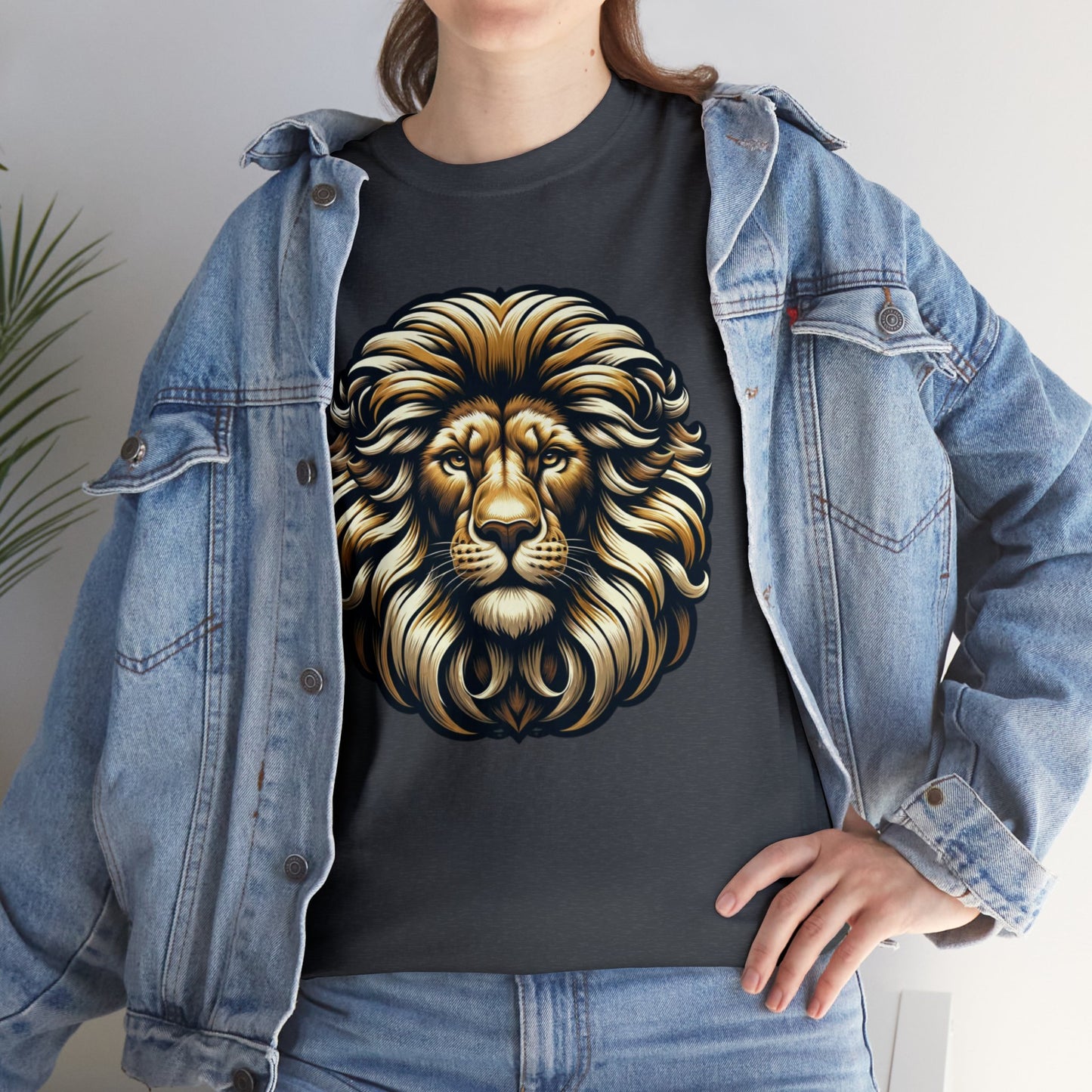 essentials fit lion tee