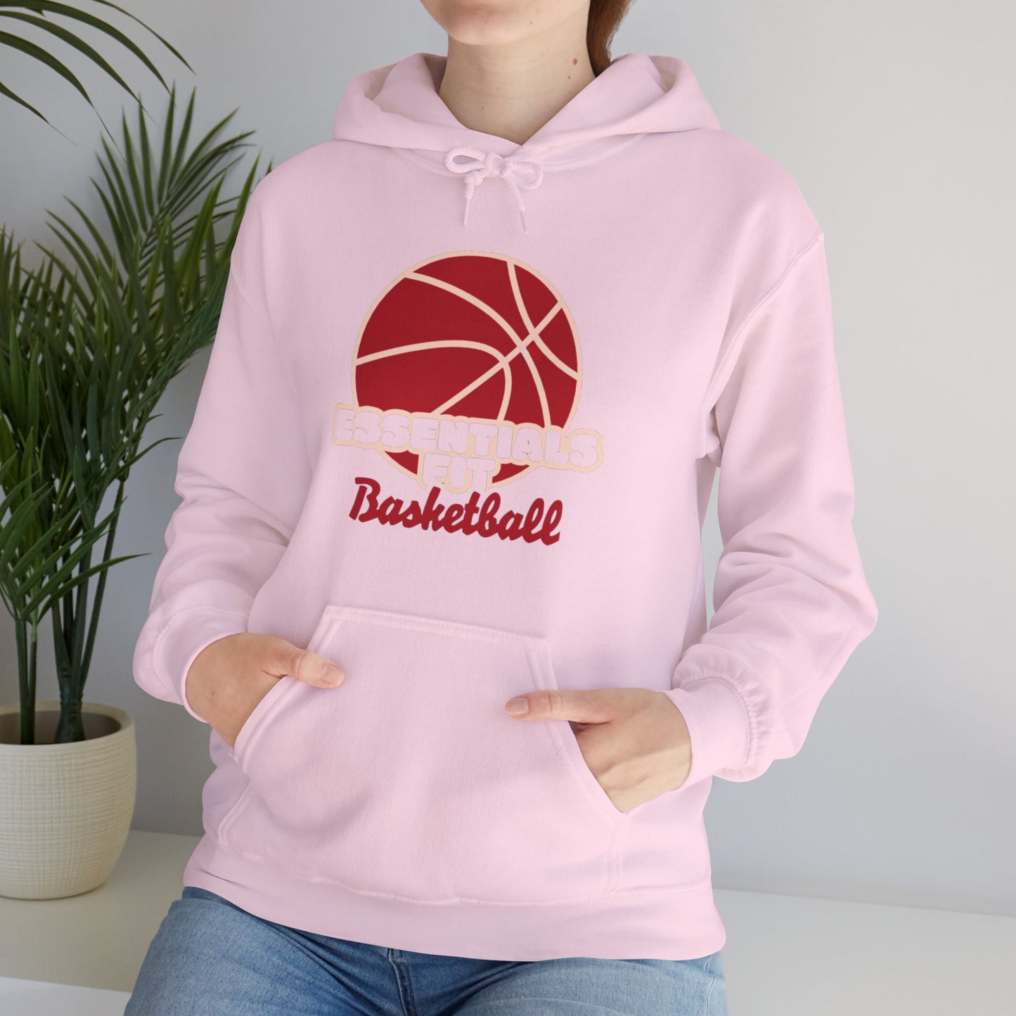 essentials fit basketball hoodie