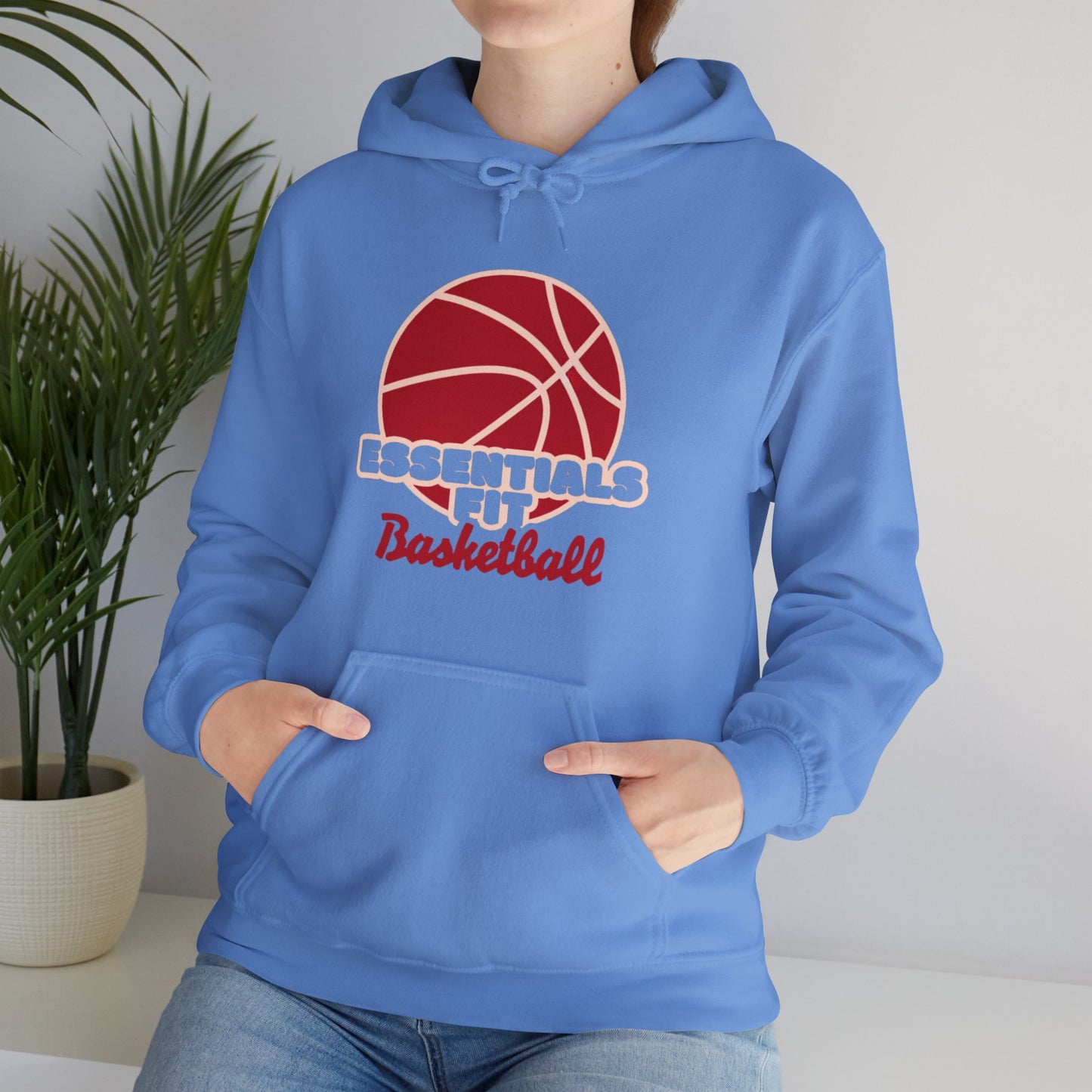 essentials fit basketball hoodie