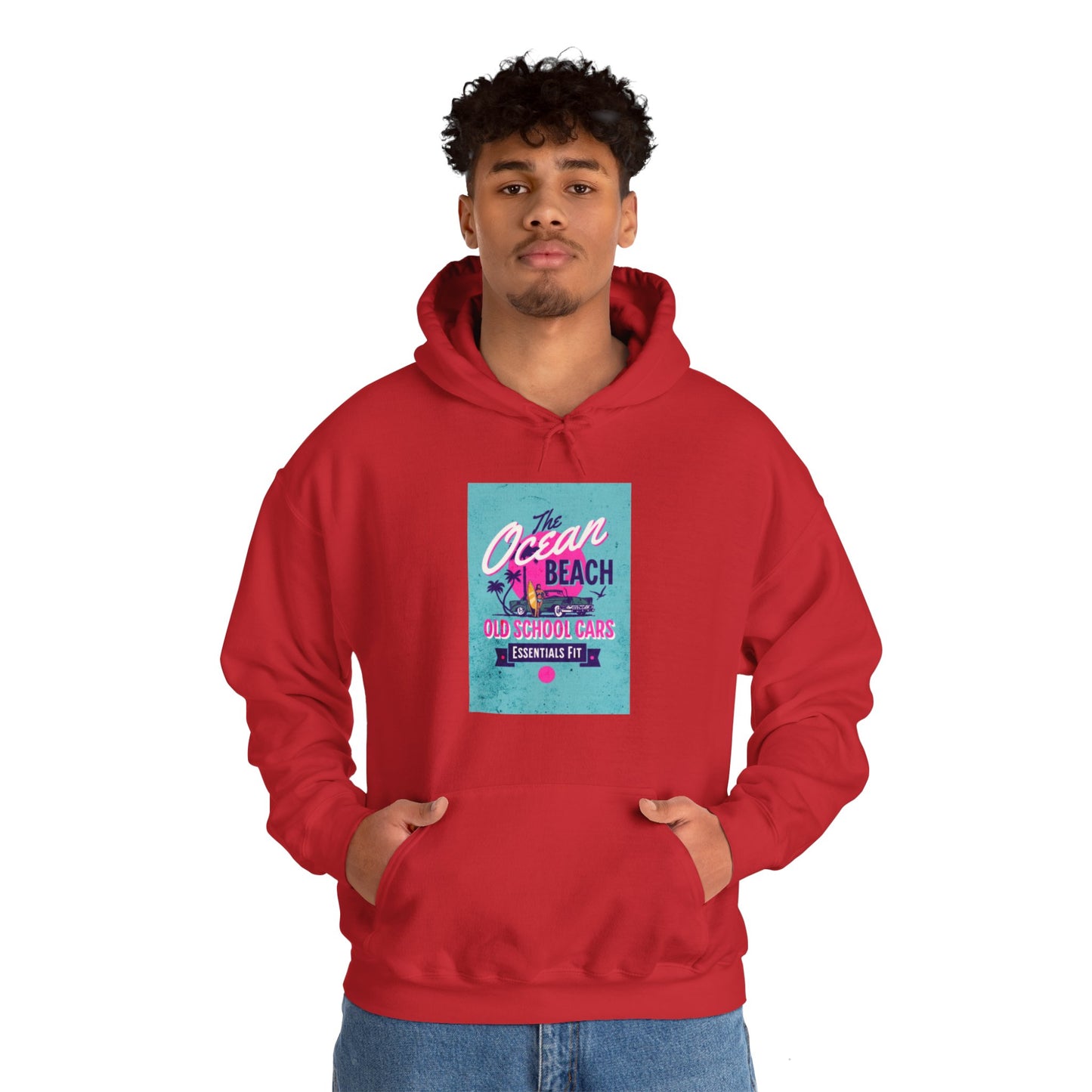 essentials fit ocean beach hoodie