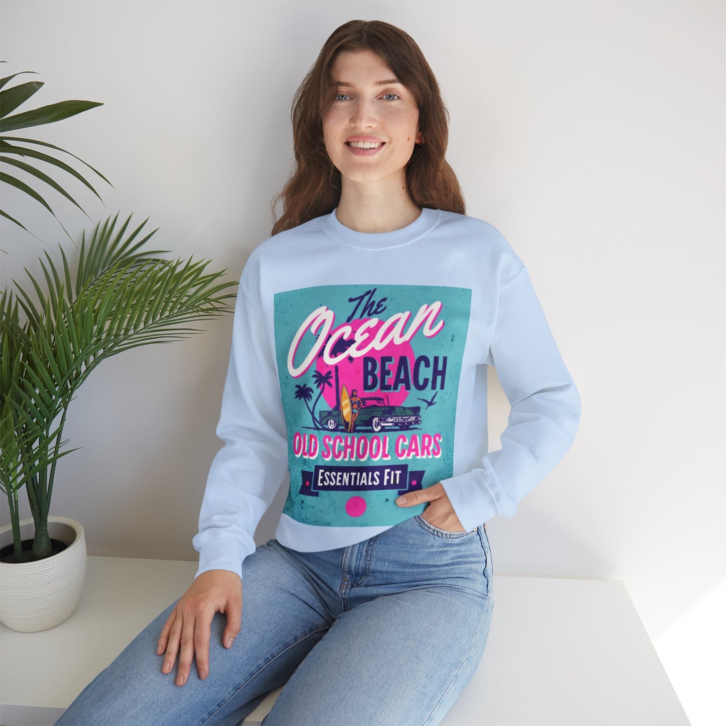 essentials fit ocean beach sweatshirt