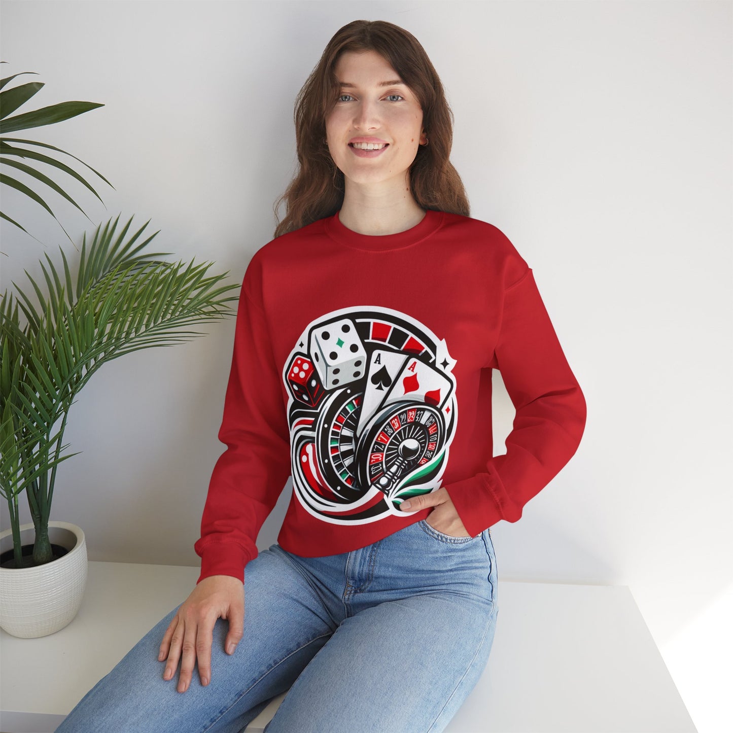 essentials fit gambling sweatshirt