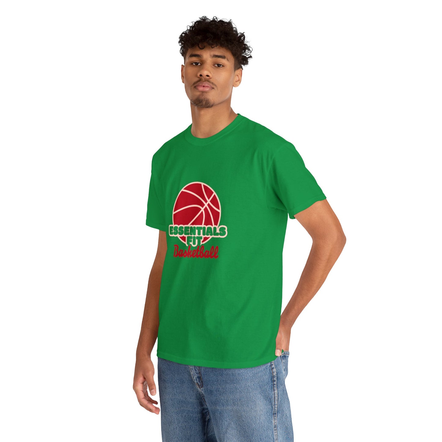 essentials fit basketball tee