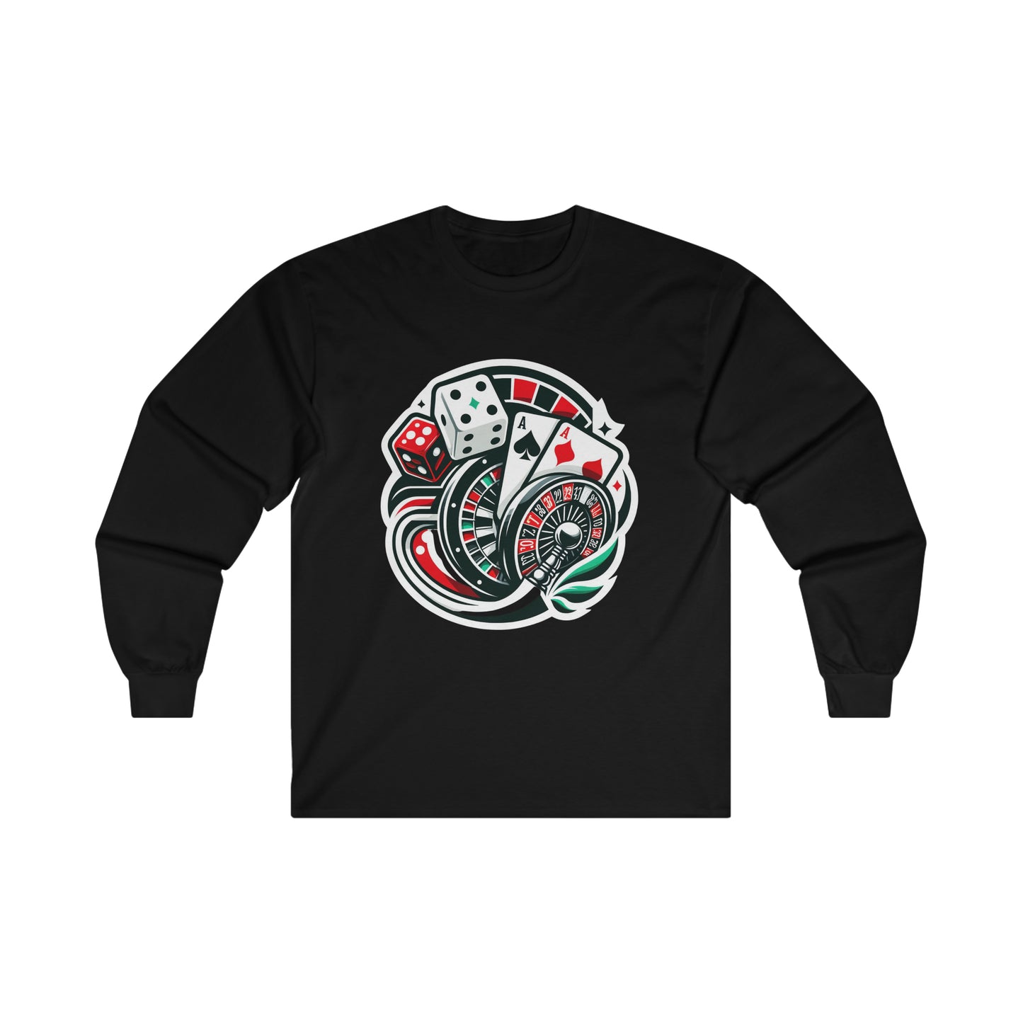 essentials fit gambling long sleeve shirt