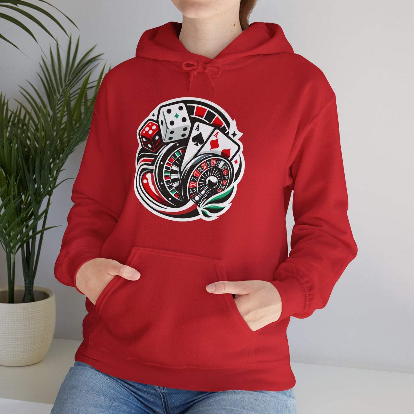 essentials fit gambling hoodie