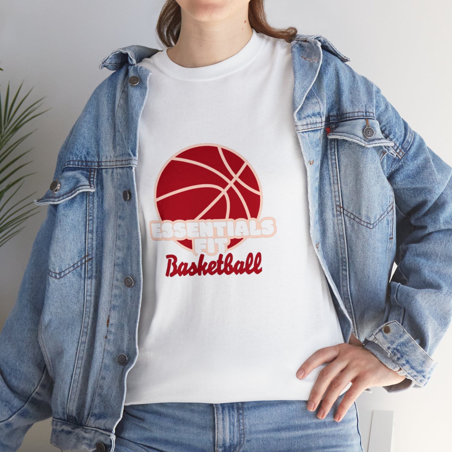 essentials fit basketball tee