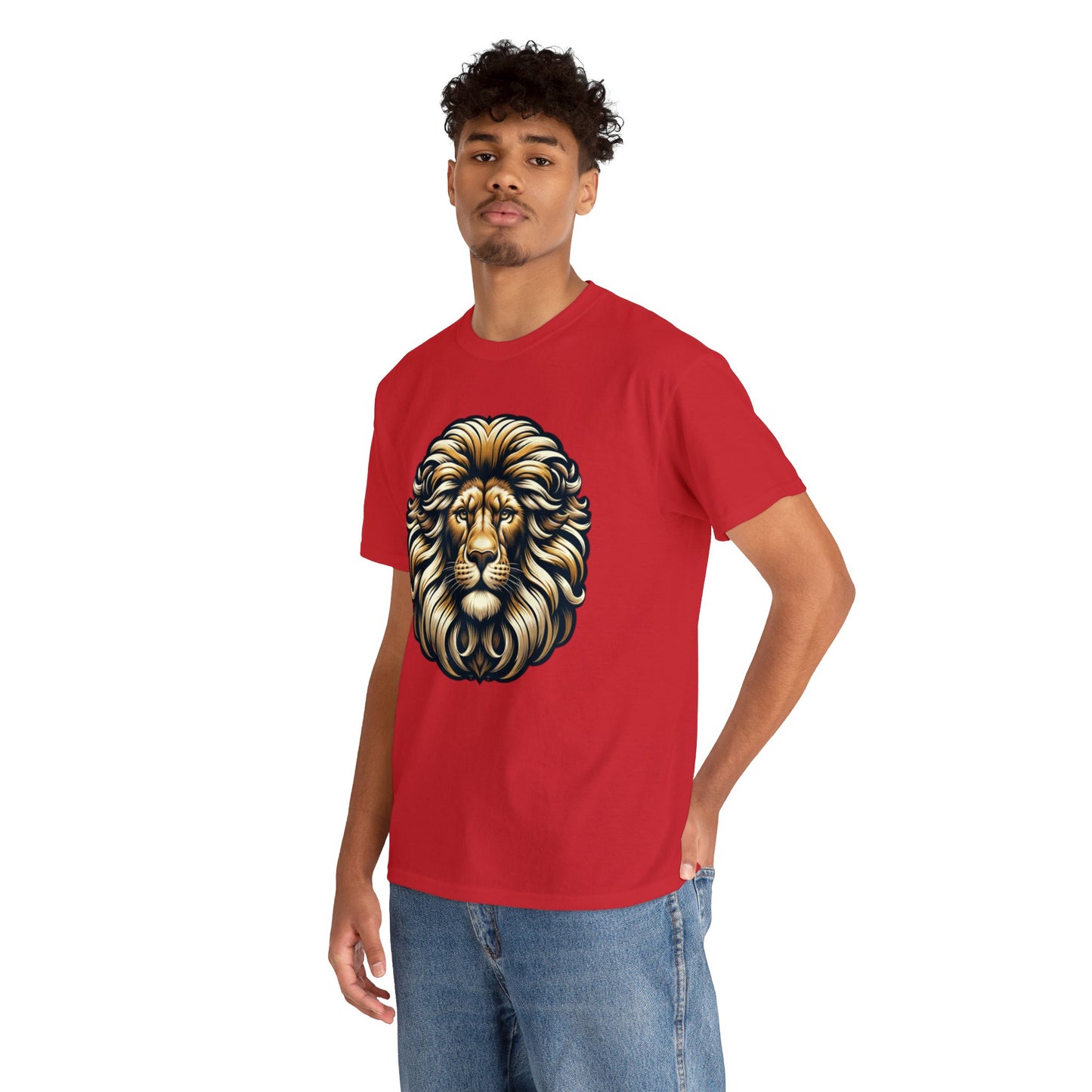 essentials fit lion tee