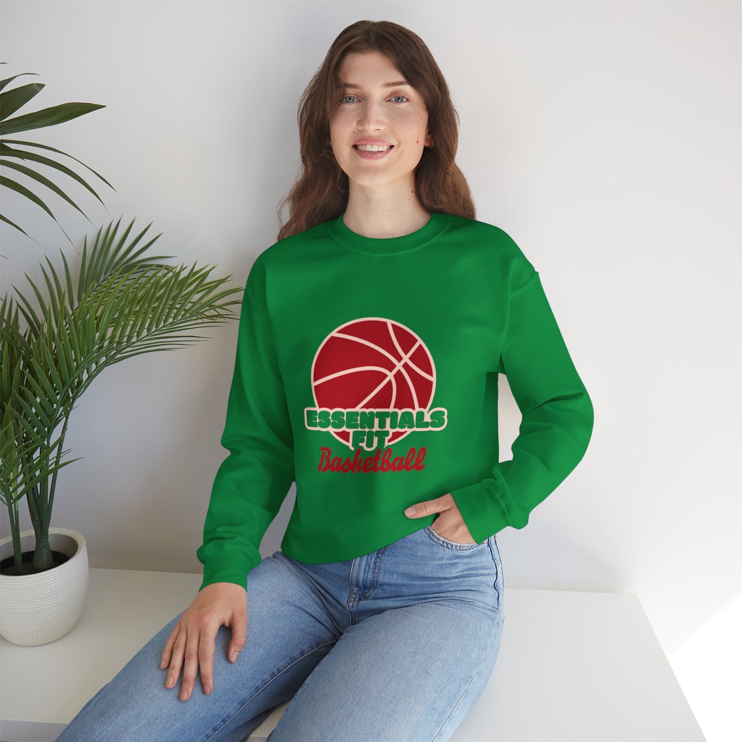 essentials fit basketball sweatshirt