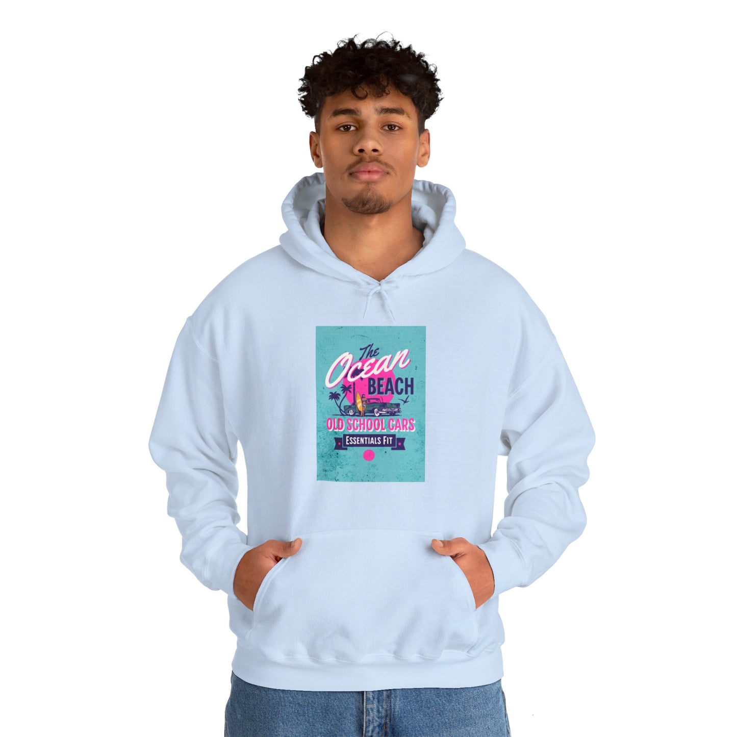 essentials fit ocean beach hoodie