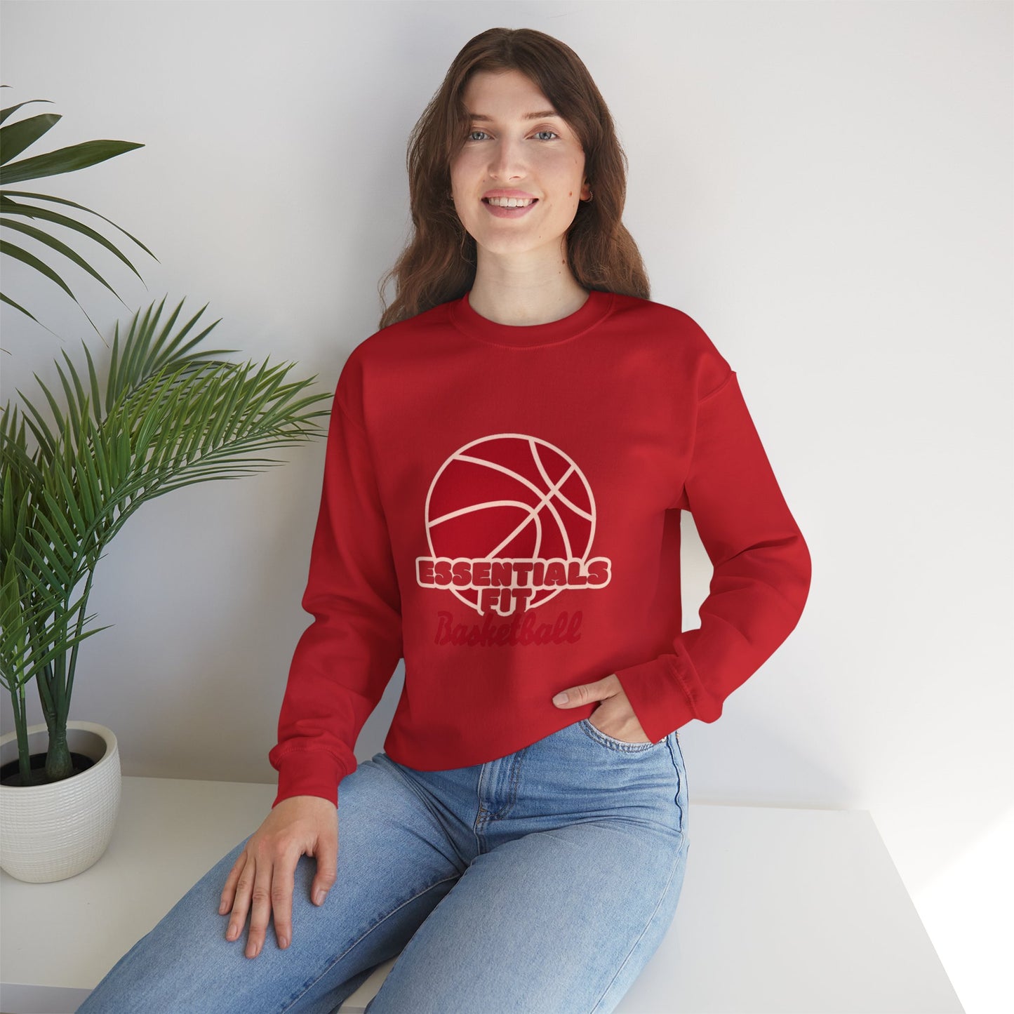 essentials fit basketball sweatshirt