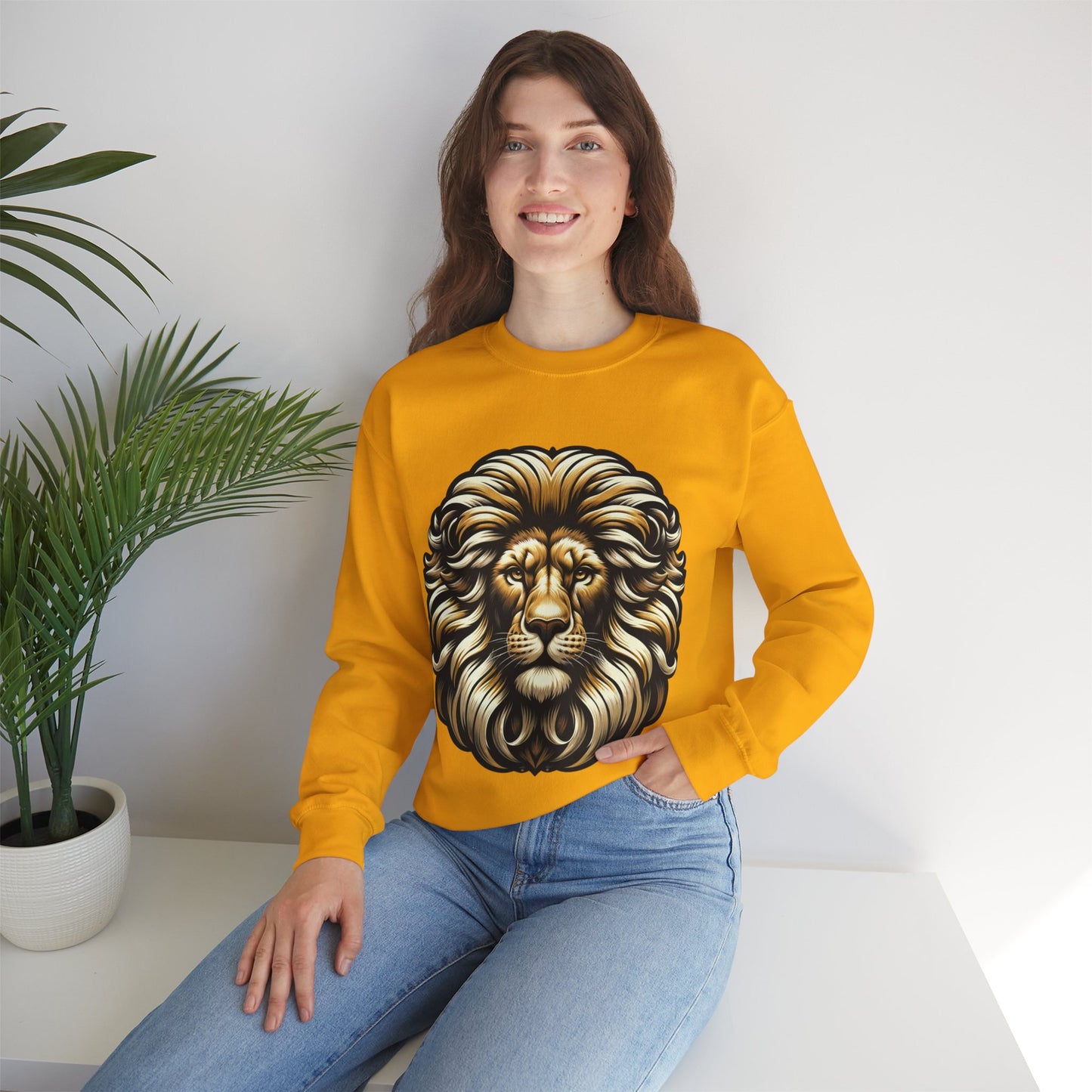 essentials fit lion sweatshirt