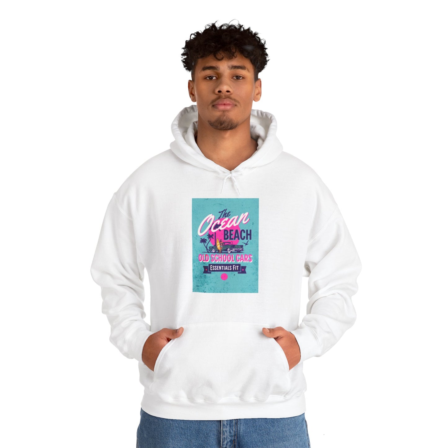 essentials fit ocean beach hoodie