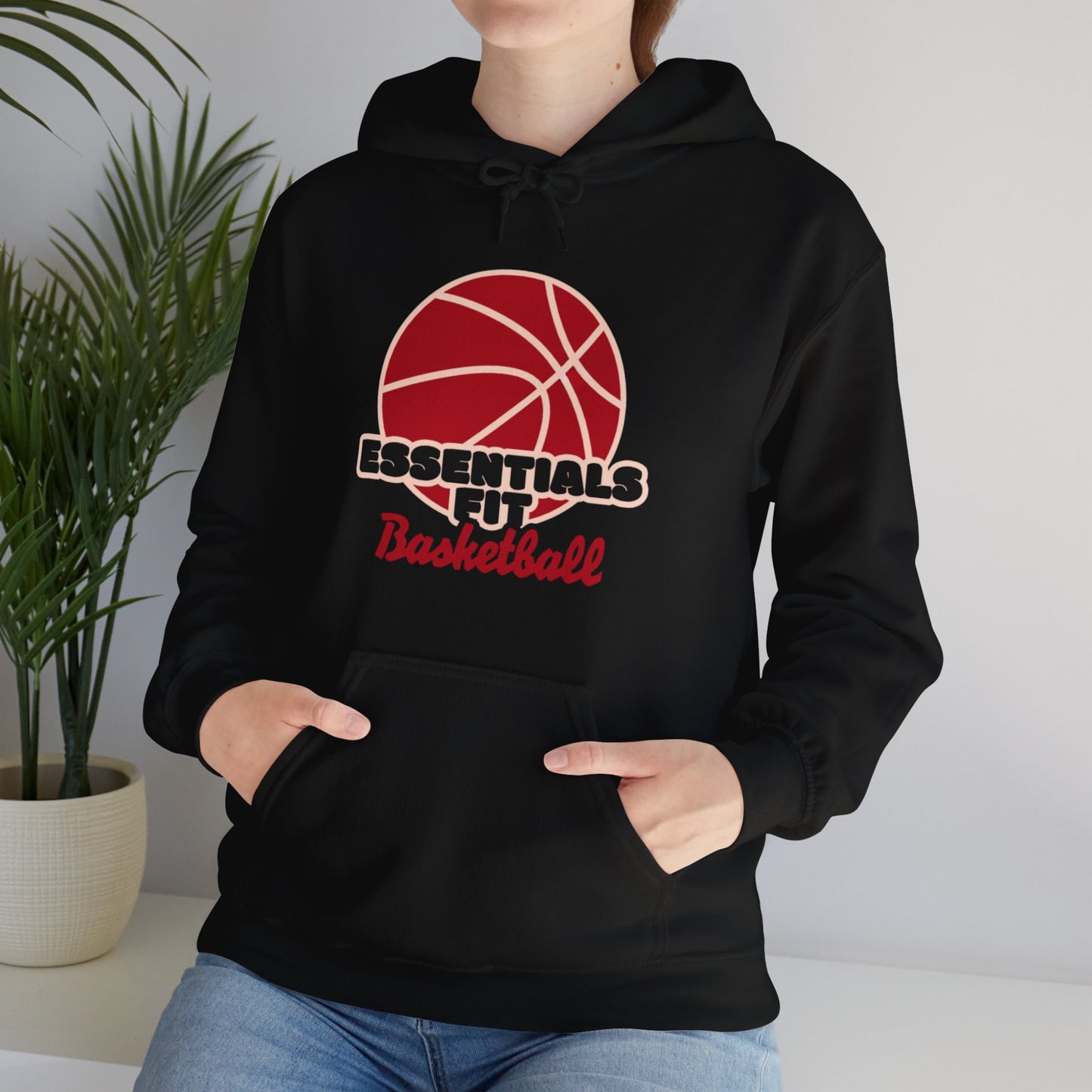 essentials fit basketball hoodie