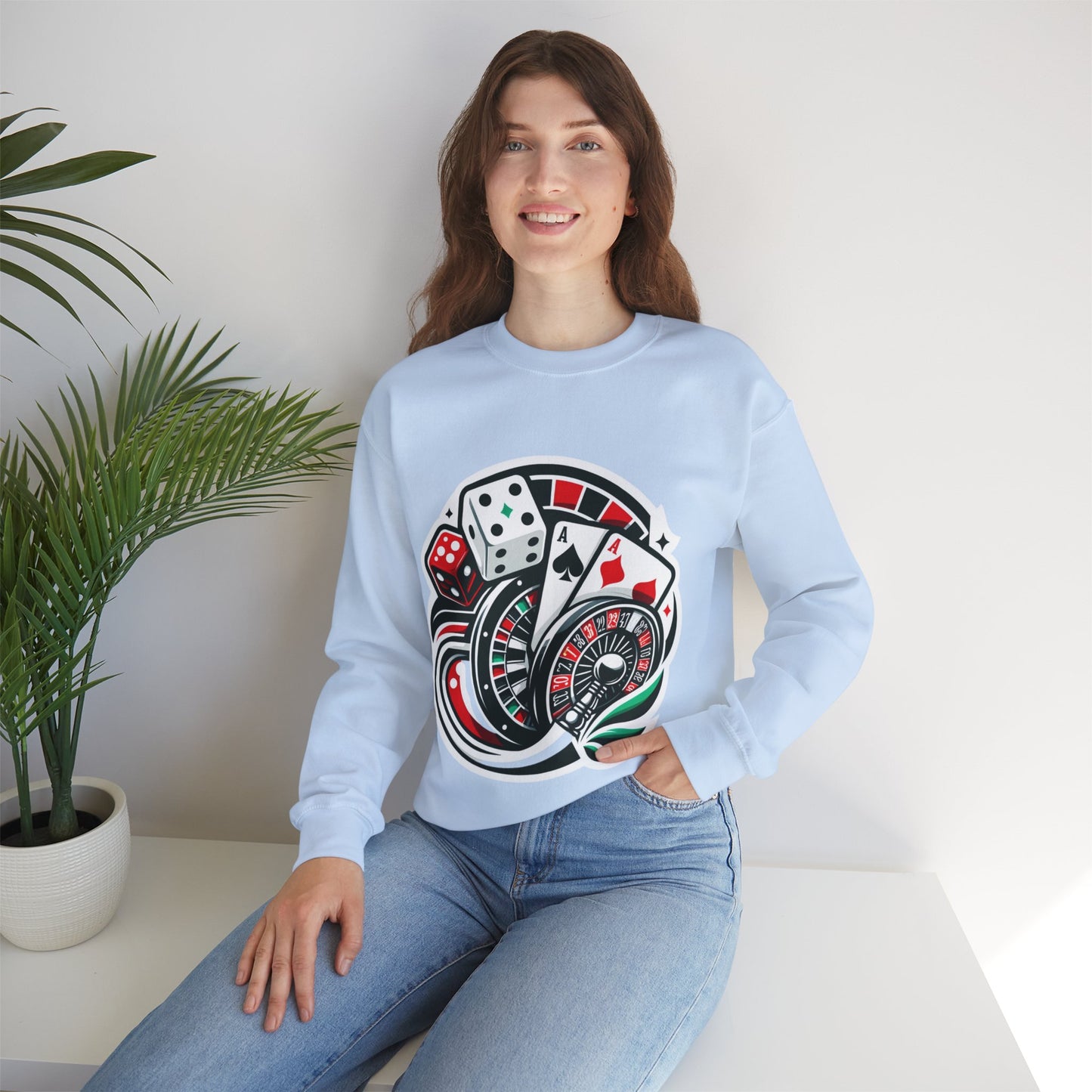 essentials fit gambling sweatshirt