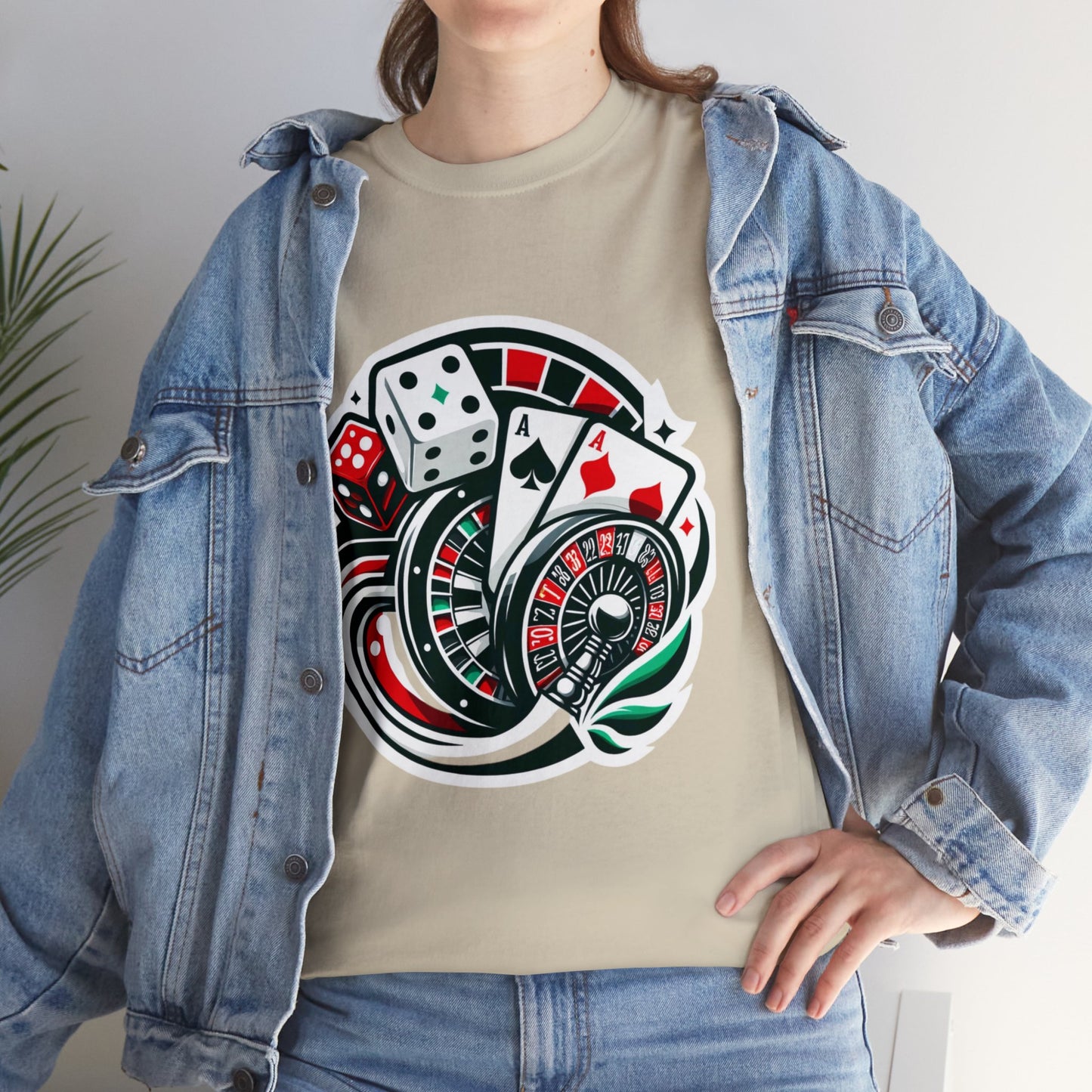 essentials fit gambling tee