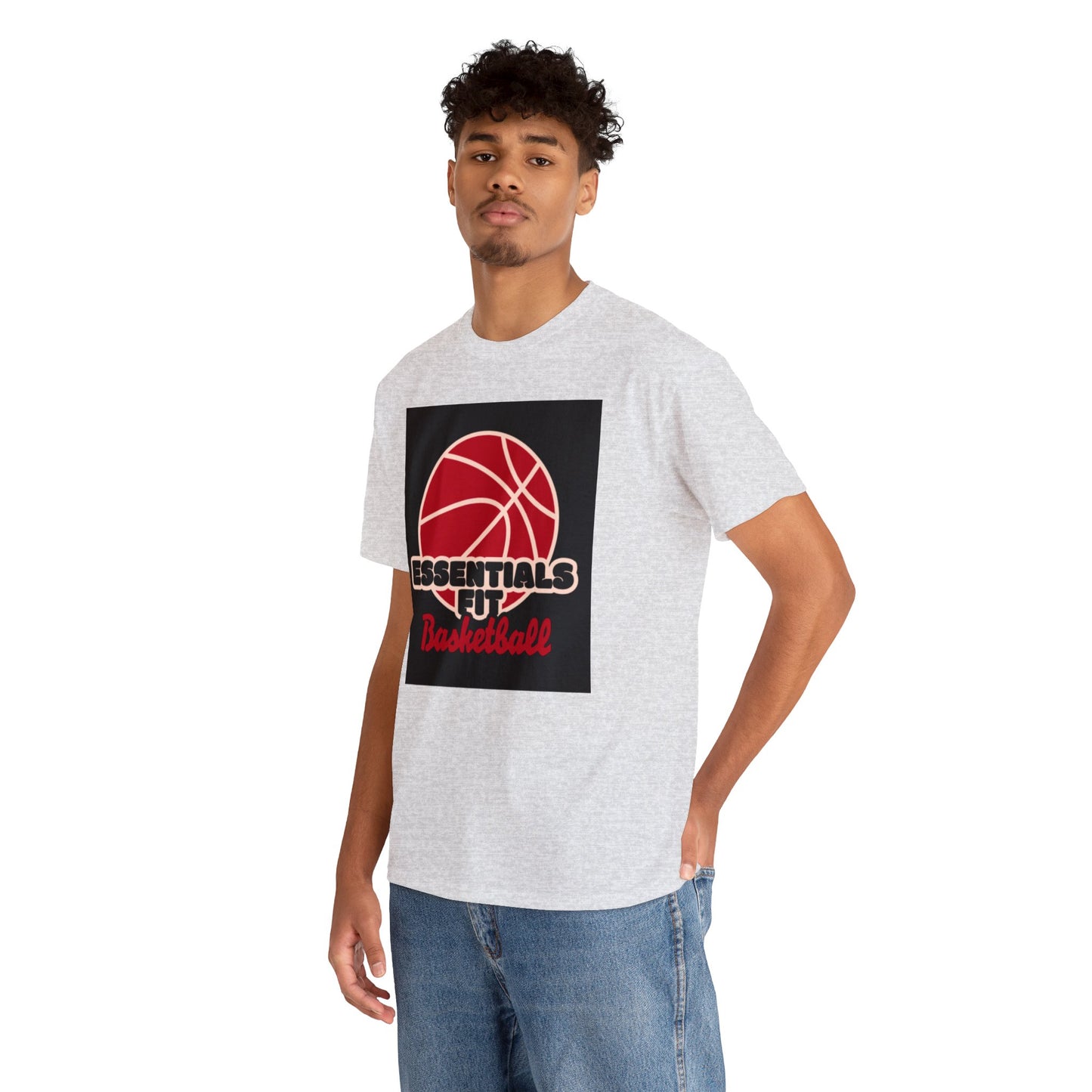 essentials fit basketball tee