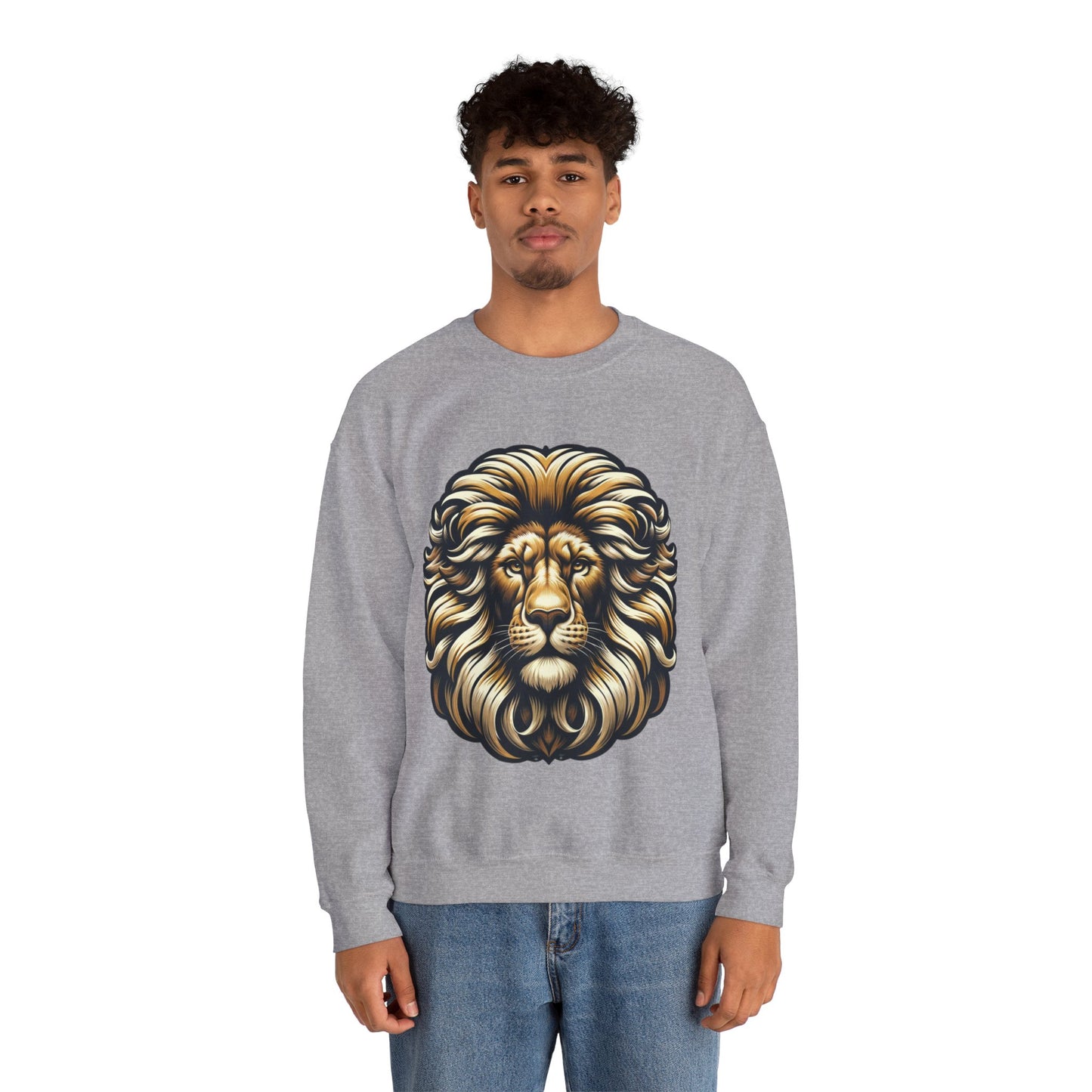 essentials fit lion sweatshirt