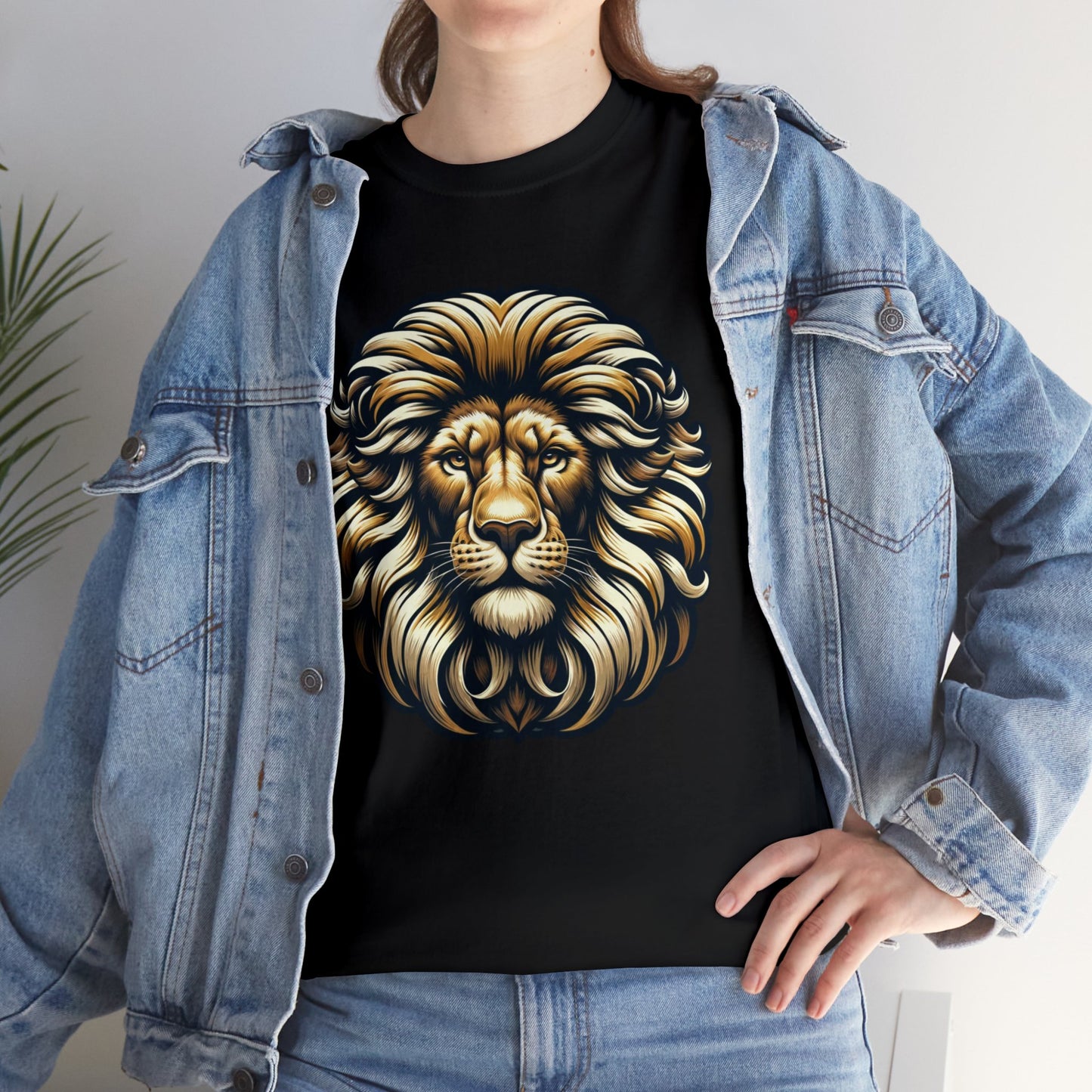 essentials fit lion tee