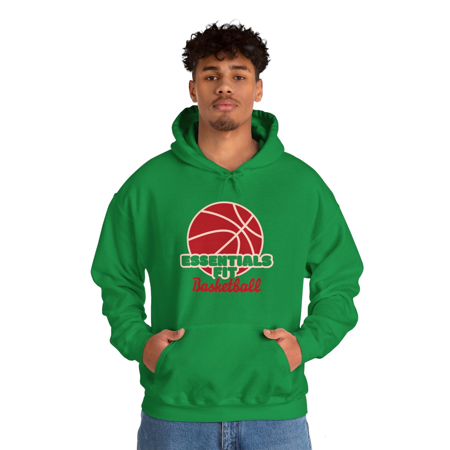 essentials fit basketball hoodie