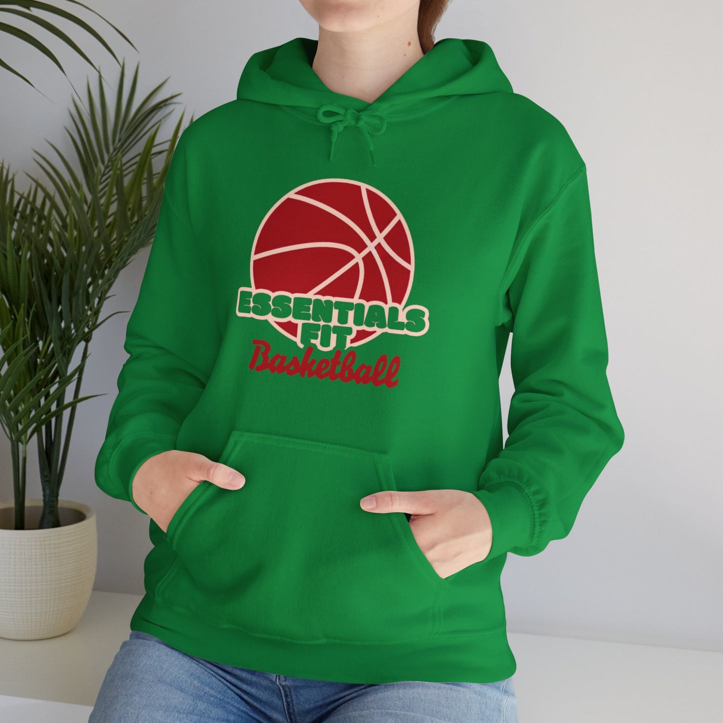 essentials fit basketball hoodie