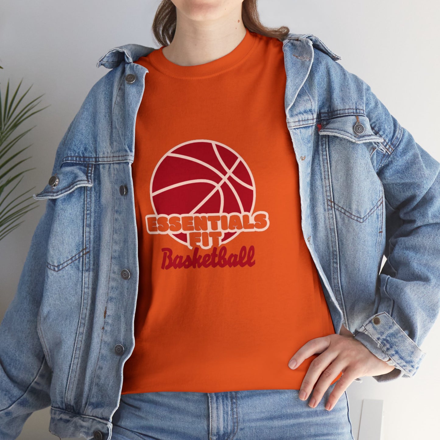 essentials fit basketball tee