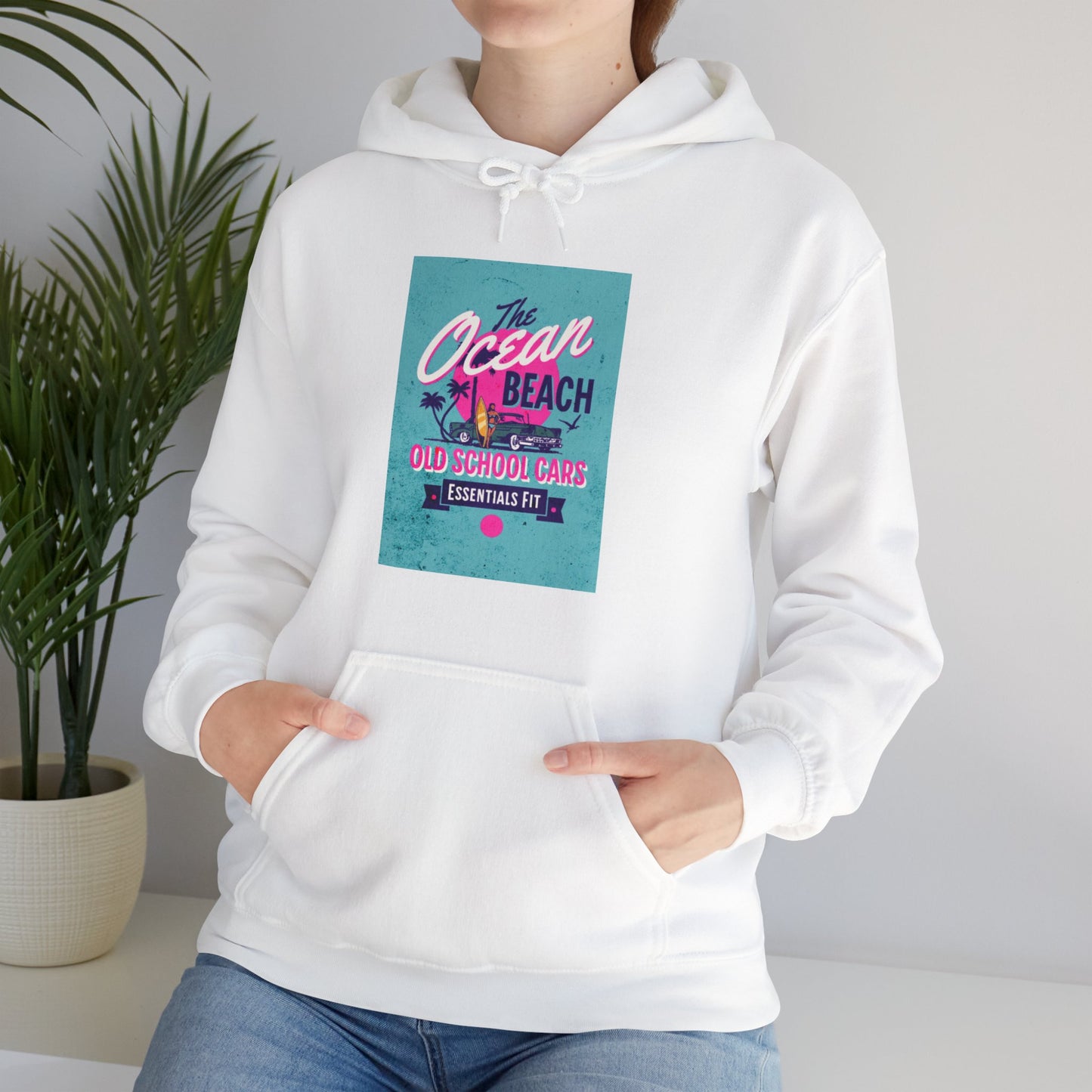 essentials fit ocean beach hoodie