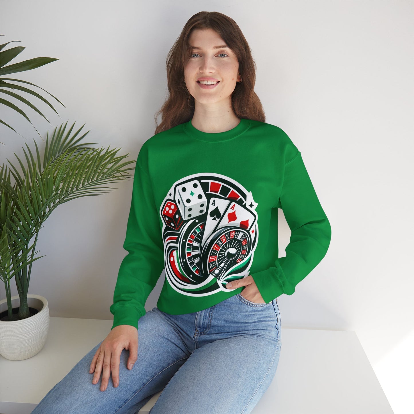 essentials fit gambling sweatshirt