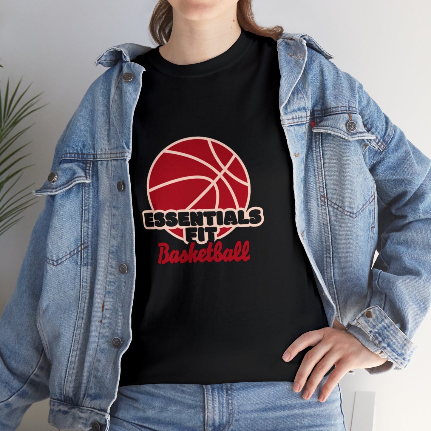 essentials fit basketball tee