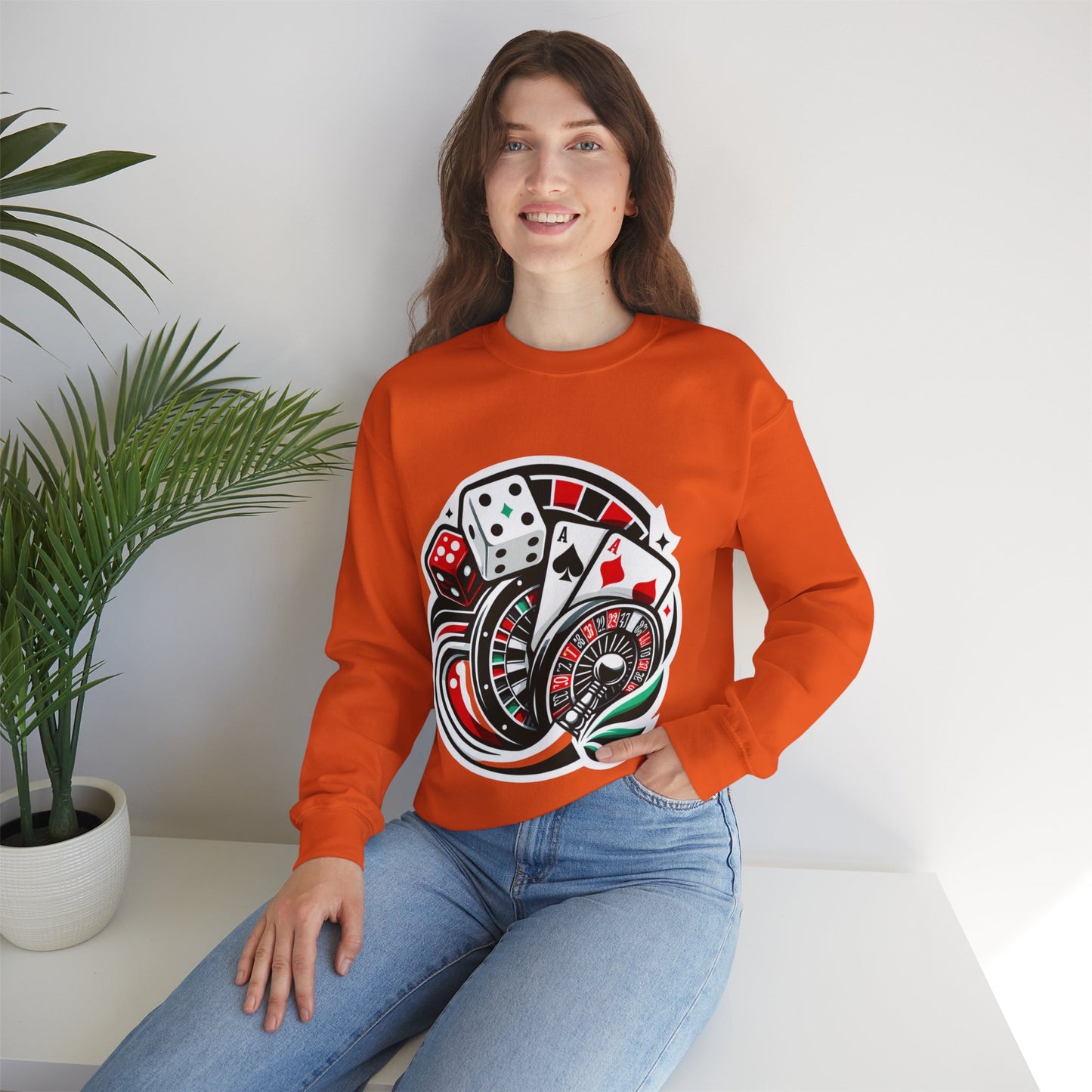 essentials fit gambling sweatshirt