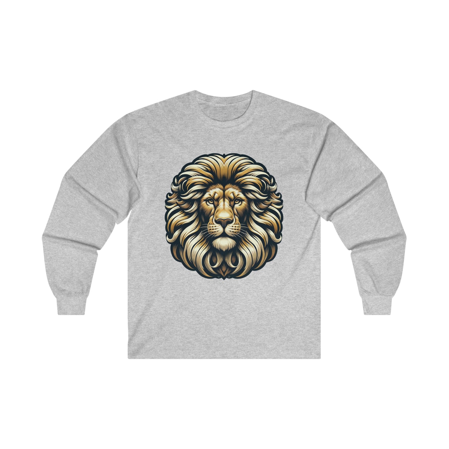 essentials fit lion long sleeve t shirt