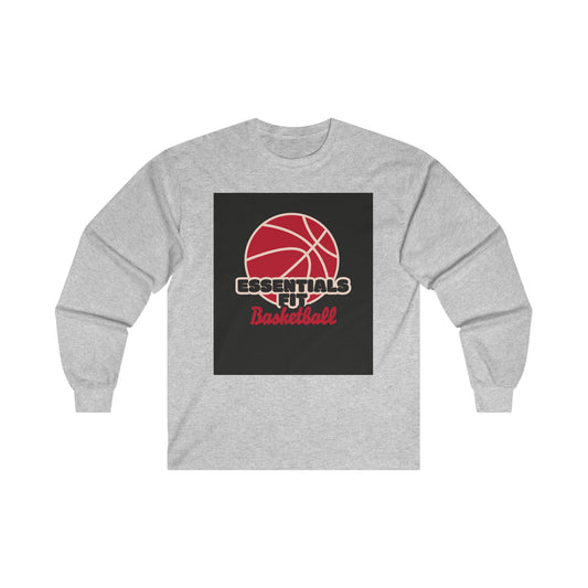 essentials fit basketball long sleeve tee