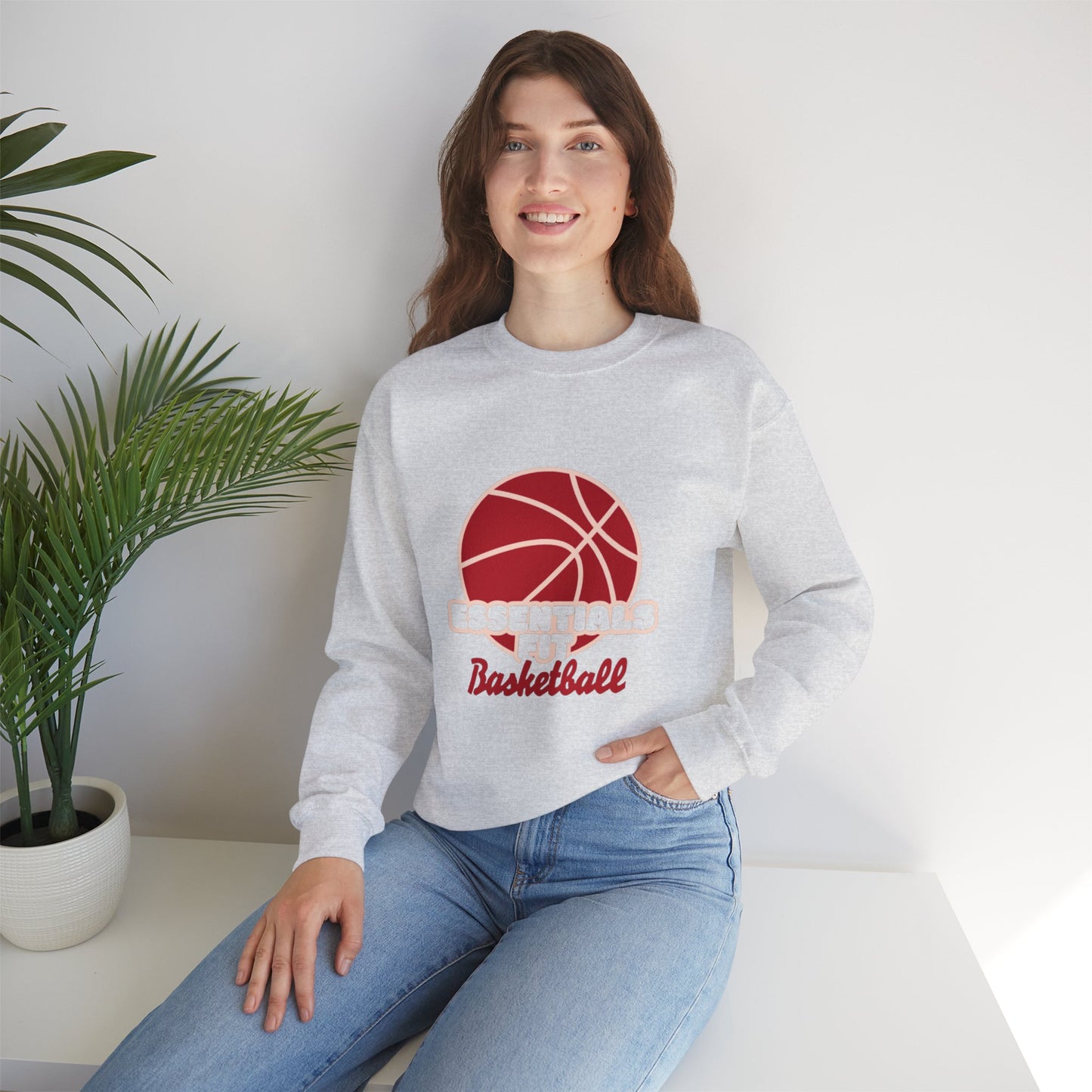 essentials fit basketball sweatshirt