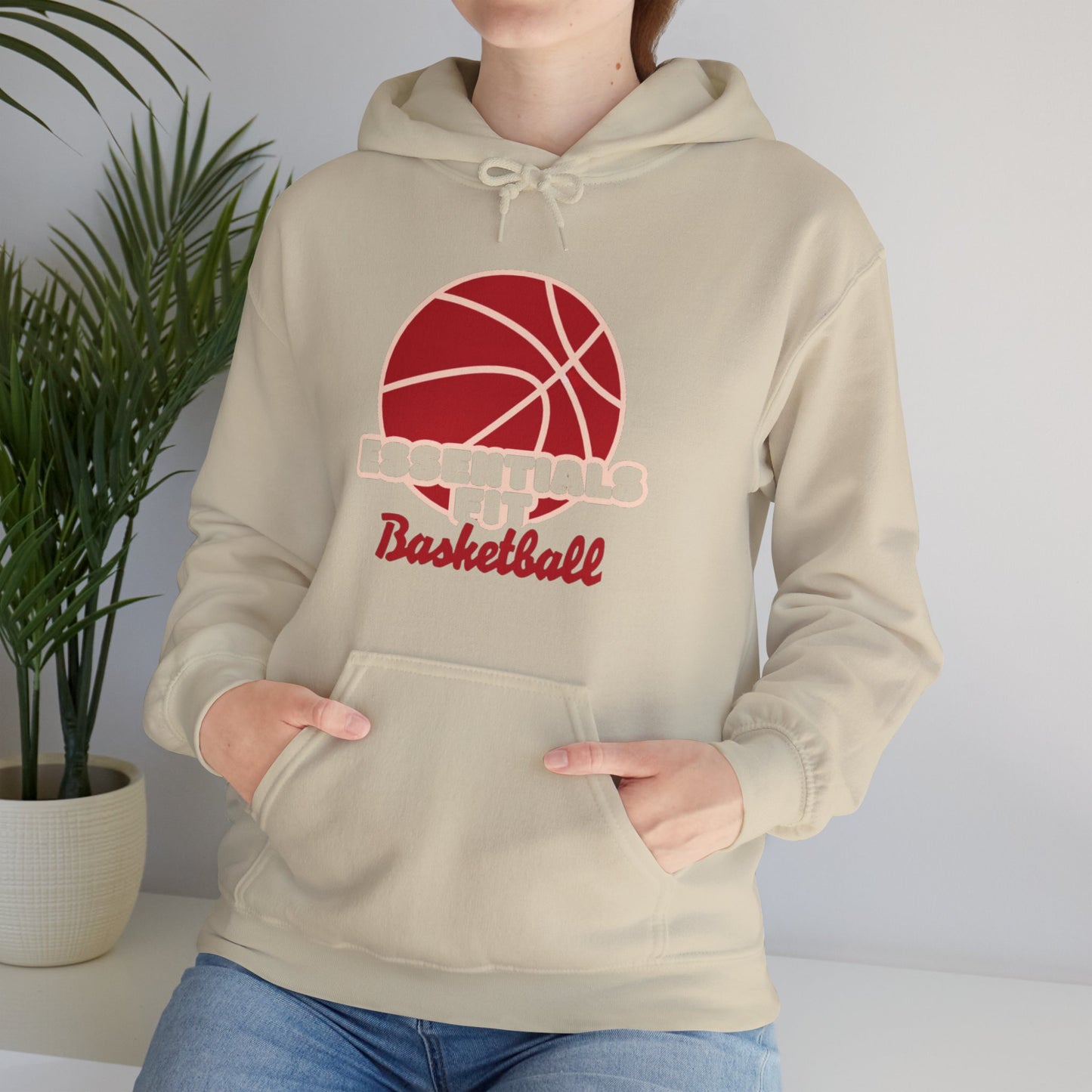 essentials fit basketball hoodie